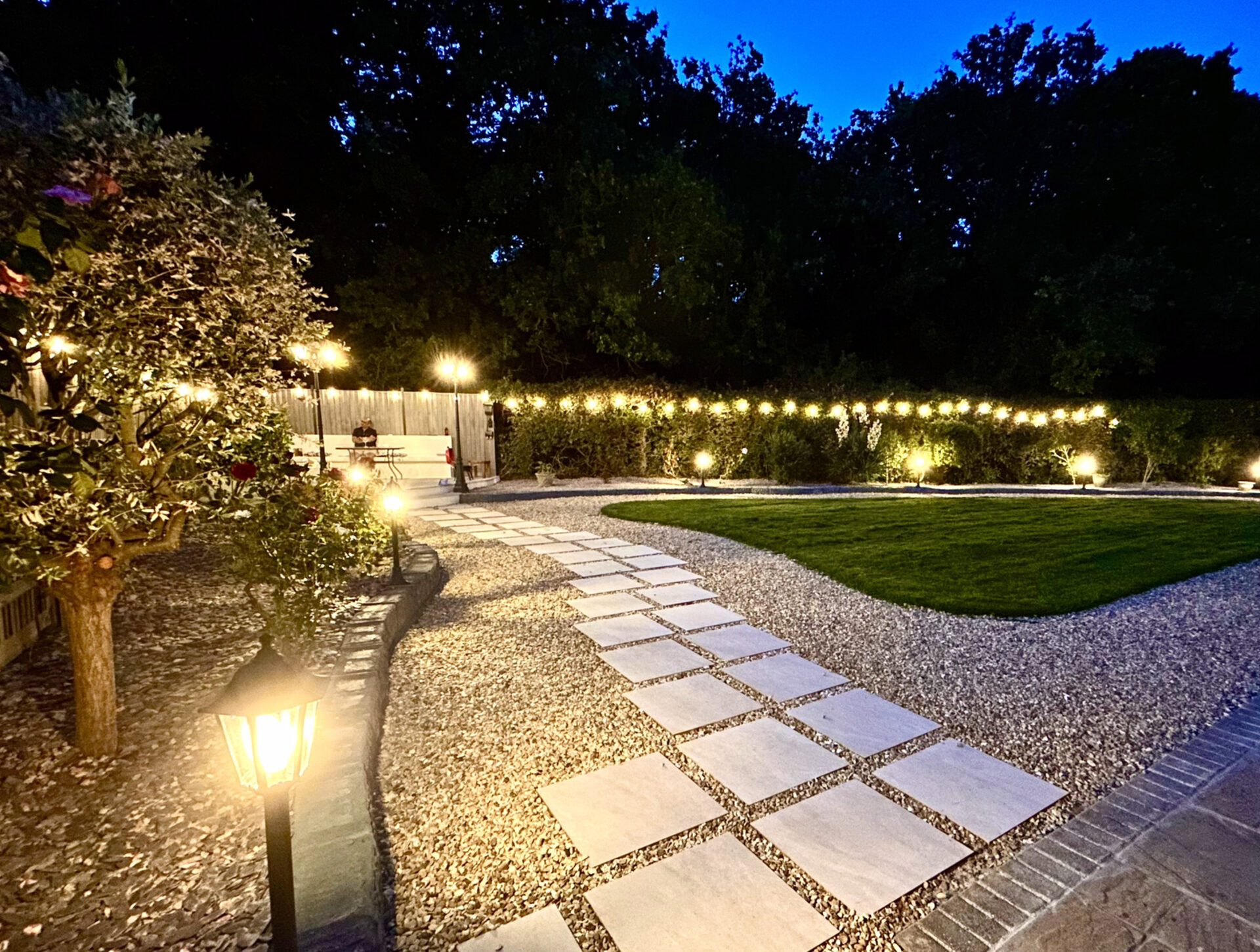 Premium landscaped garden by Platinum Developers